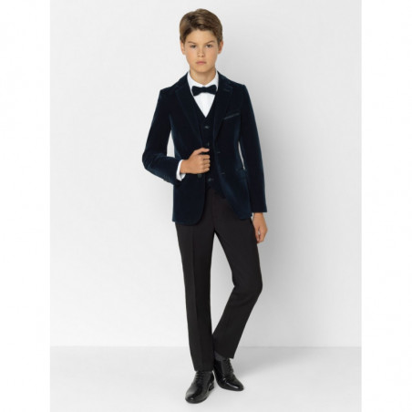 Costume enfant velours Bleu marine