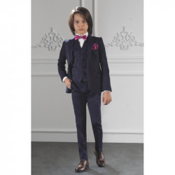 Costume enfant Bleu marine HUGO les petits mecs