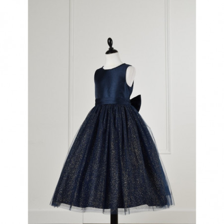 Robe enfant Talia bleu marine