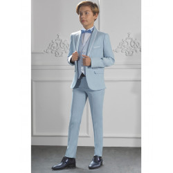 Costume enfant Steve bleu ciel