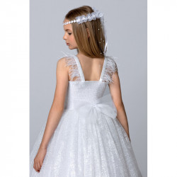 Robe enfant mariage couleur blanc