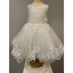 Robe bébé Kiara blanc