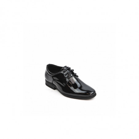 Chaussure enfant vernis a lacets