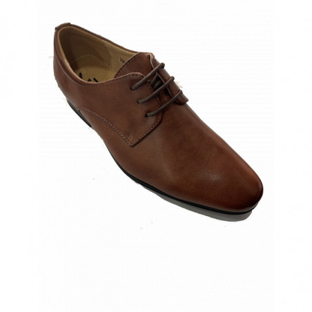 Chaussure garcon camel de ville, derbies garcon