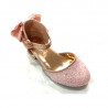 Chaussure fille de ceremonie rose paLe