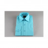 Chemise enfant bleu turquoise de 2 a 14 ans