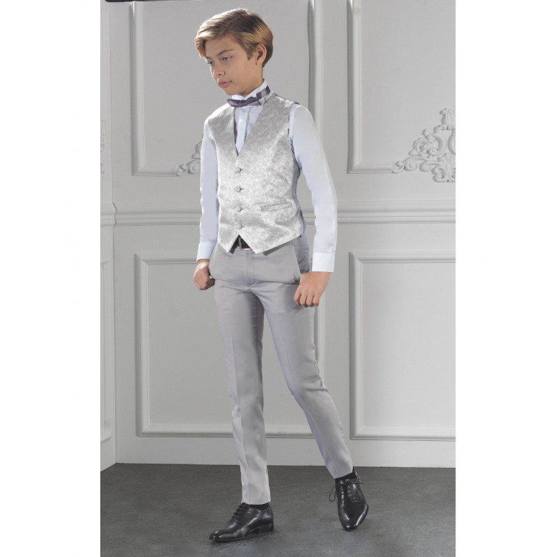 copy of Ensemble gilet pantalon gris