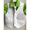 Gilet enfant blanc ceremonie et mariage