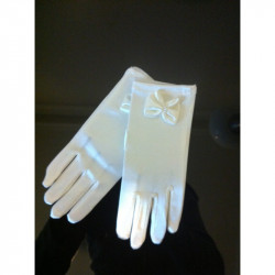 Gants enfants blanc mariage...