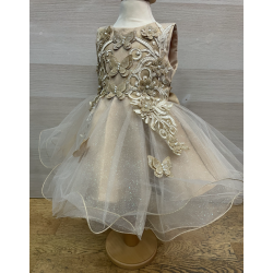 Robe bébé doré mariage et cérémonie