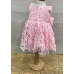 Robe bébé Agathe rose...