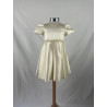 ROBE ENFANT JULIA BEIGE PALE AVEC MANCHES