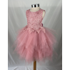 Robe enfant rose pale froufrou SOPHIA