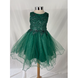 Robe enfant vert Sylvia mariage et cérémonie