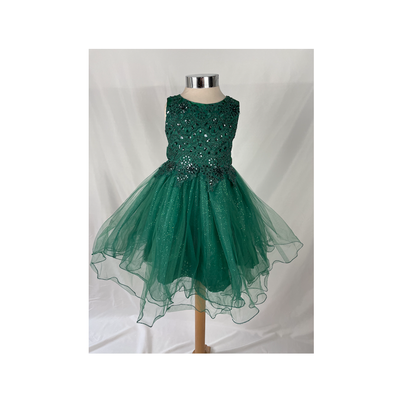 Robe enfant vert Sylvia mariage et cérémonie