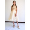 Robe Fille Beige Et Doré Ambre De 2 A 14 Ans