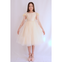 Robe Enfant Doré Mariage Et...